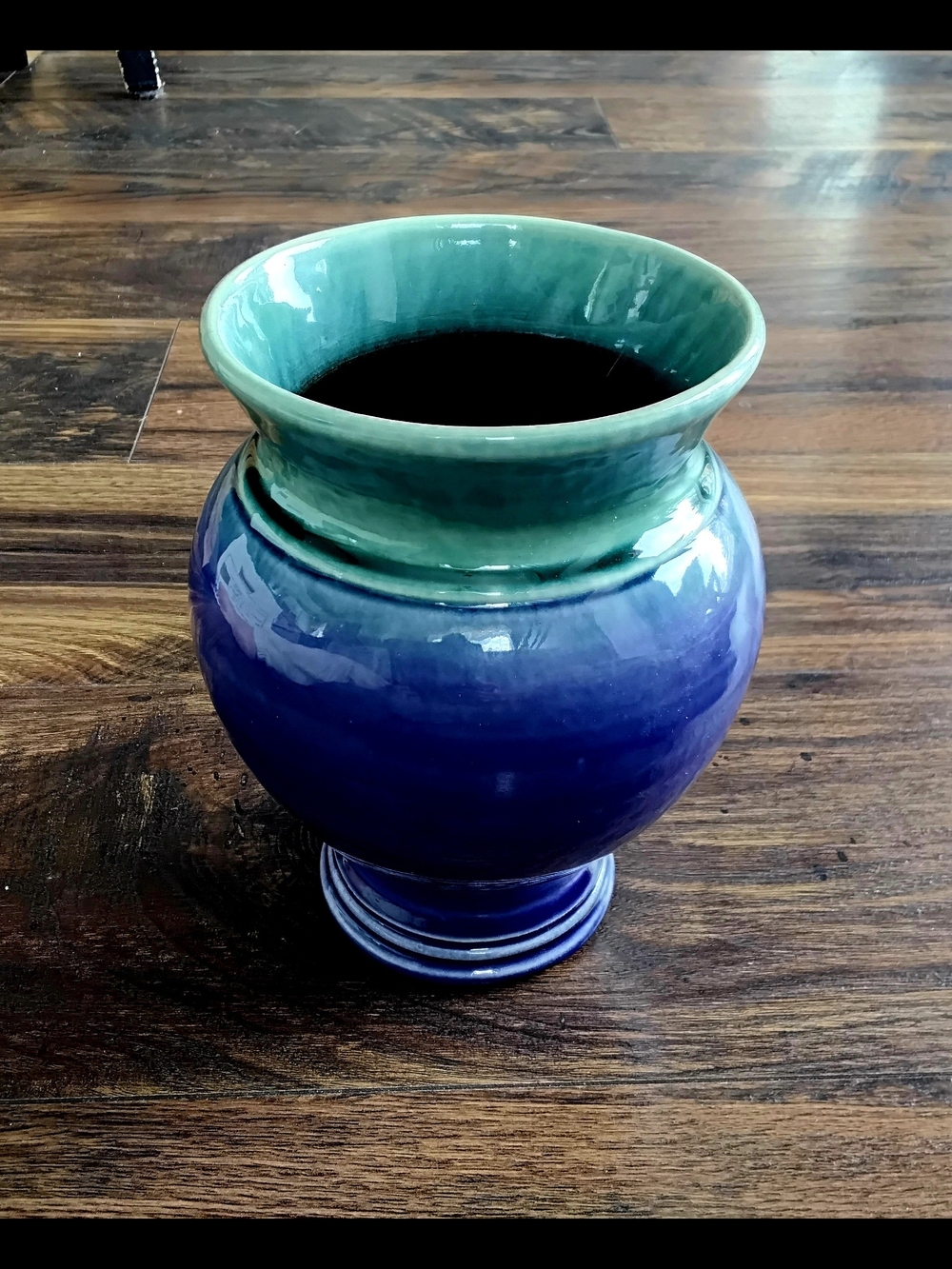 2006 Nova Scotia Handcrafted Pottery Vase. Birdsall Worthington Pottery. Signed